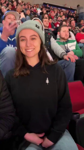 Kaitlyn Flynn Hockey fan Flashes Crowd Video